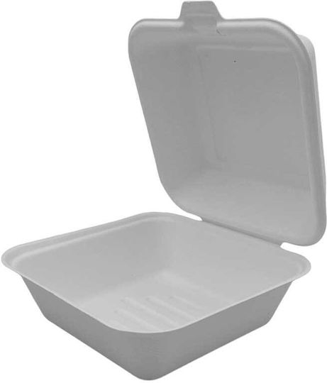 Ecocraft Σετ 50 Κουτιά Burger από Ζαχαροκάλαμο