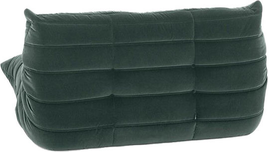 Togo Doppelsitzer Sofa Dark Green 132x102x70cm