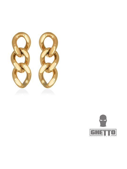Trend Haus Earrings made of Steel Gold Plated