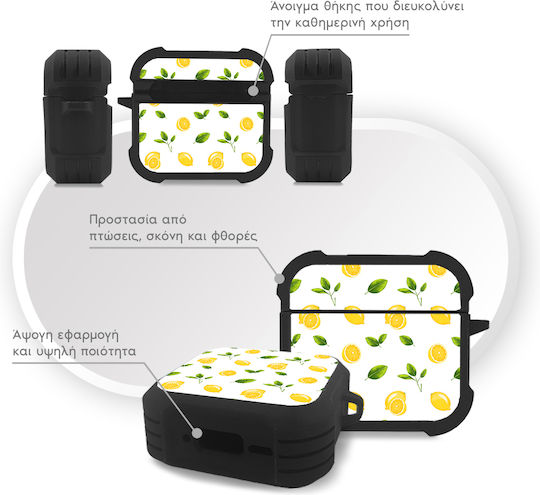 Sonique Fruit Series Θήκη Σιλικόνης σε Κίτρινο χρώμα για Apple AirPods 4