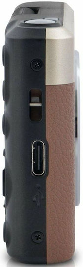 Kodak Pixpro C1 Compact Φωτογραφική Μηχανή 13MP Οπτικού Ζουμ 4x Καφέ