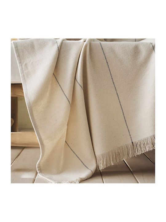 Gofis Home Izara Ριχτάρι Τριθέσιου Καναπέ 220x300εκ. Natural/grey 185/05 2007185305003