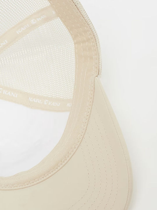 Karl Kani Gewebte Signature Trucker Kappe Beige Ka252-011-2 Beige Einheitsgröße Hellbraun