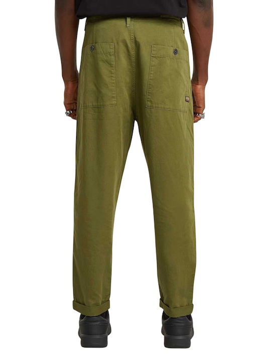G-Star Raw Pleated Trousers Chino Green