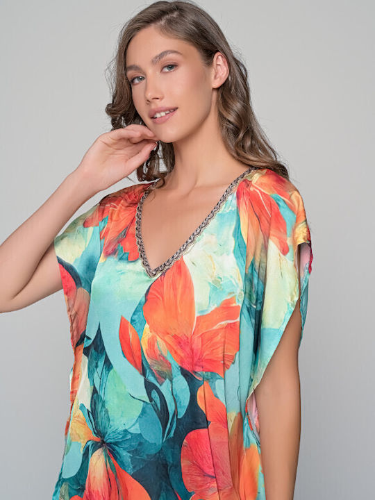 Milena by Paris Women's Caftan Beachwear Multicolour