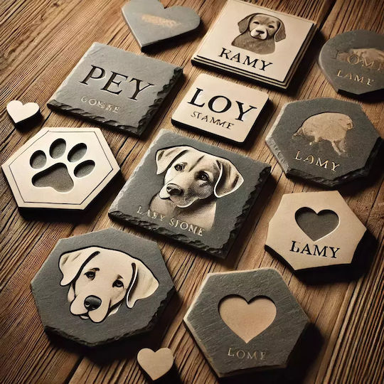 Coaster made of Leatherette 1pcs