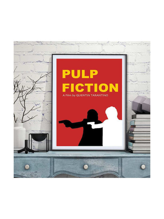 Плакат Pulp Fiction Mv152 21см X 30см Бяла Рамка Pvc