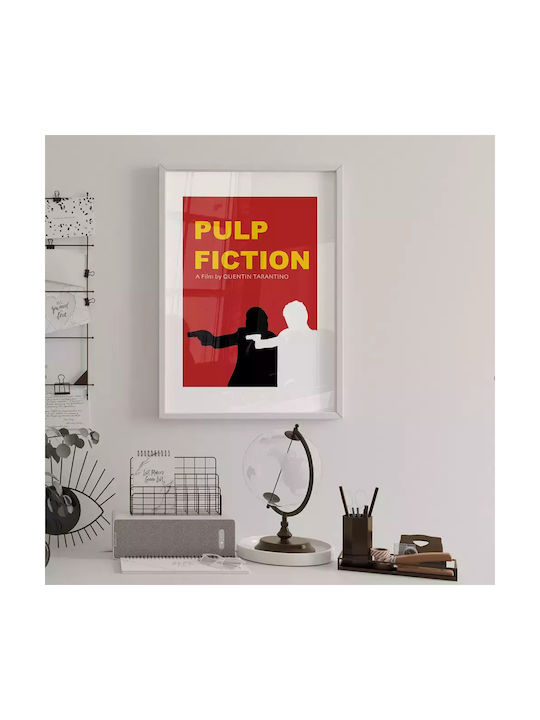 Плакат Pulp Fiction Mv152 21см X 30см Бяла Рамка Pvc