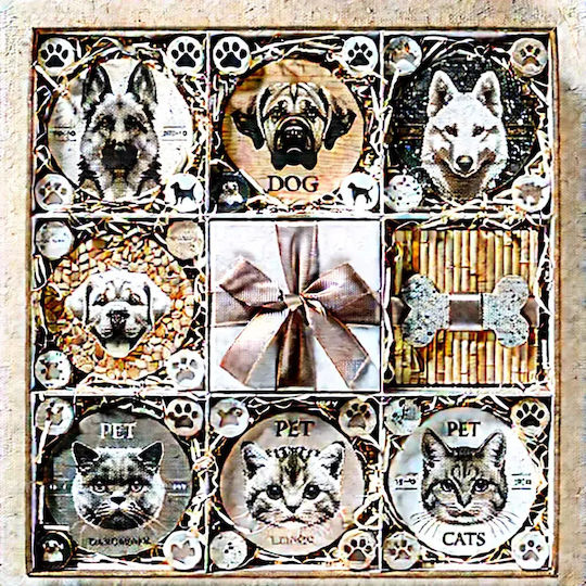 Coaster made of Leatherette 1pcs