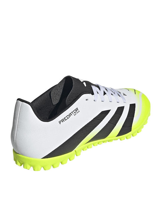 adidas Predator Club Ποδοσφαιρικά Παπούτσια με Σχάρα TF Λευκά