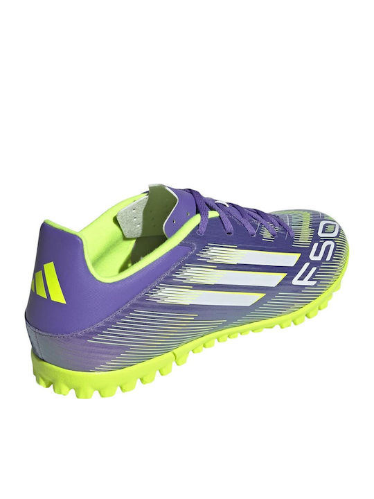 adidas Club Football Shoes with Molded Cleats Purple