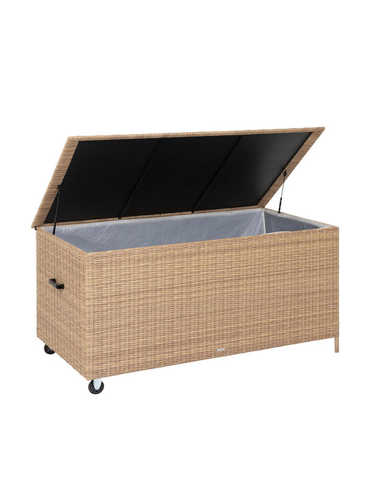 Hesperide Außenlagerbox aus Polypropylen 600Es Braun L155xB83xH73cm