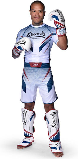 8 Weapons Shin Guards Adults White