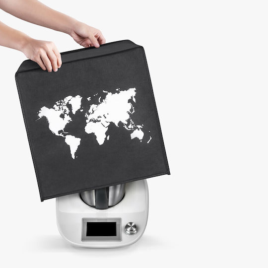 Protective Case Thermomix Tm6/tm5 Kwmobile Black White Plastic 55449.01