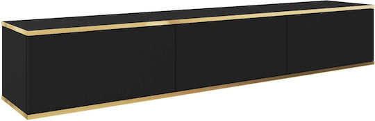 Κρεμαστό Έπιπλο Τηλεόρασης Oro Ανθρακί 175x30x32cm Κρεμαστό Έπιπλο Τηλεόρασης Oro Ανθρακί 175x30x32cm