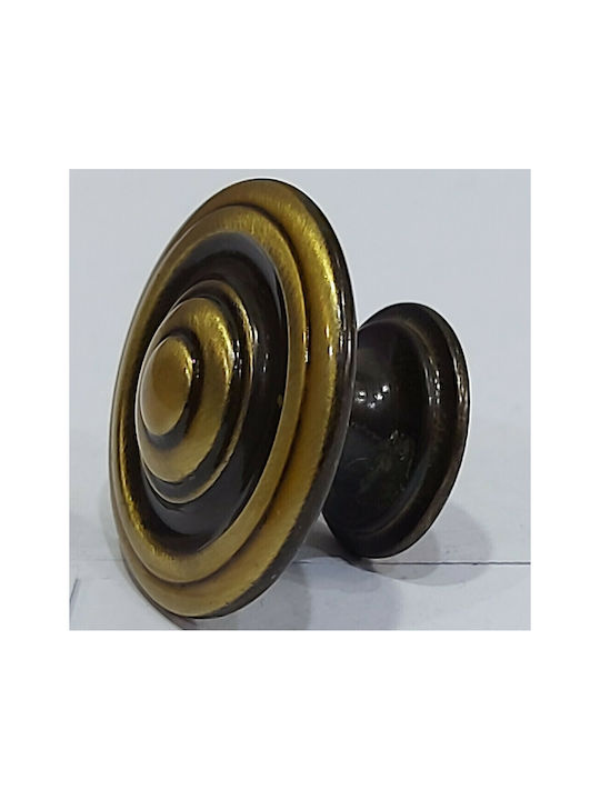 Italienisches Möbelknopf Bronze Gem 9037-000-brz1 Bronze Φ30