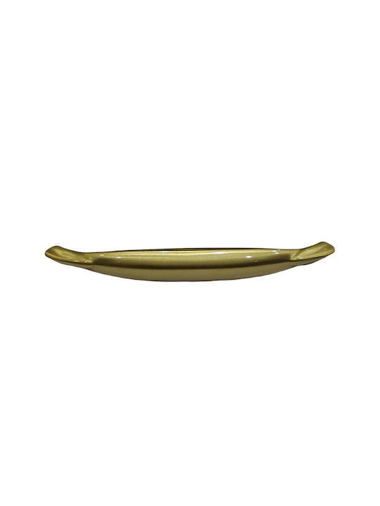 Brass Italian Furniture Handle Mandelli 9000-160-20a Size 16.0cm Matte Gold