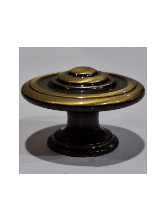 Italienisches Möbelknopf Bronze Gem 9037-000-brz1 Bronze Φ30
