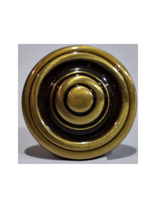 Italienisches Möbelknopf Bronze Gem 9037-000-brz1 Bronze Φ30