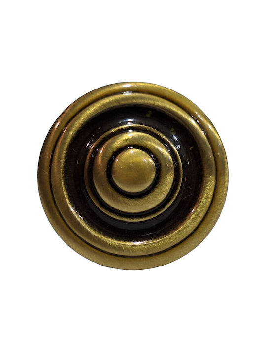 Italienisches Möbelknopf Bronze Gem 9037-000-brz1 Bronze Φ30