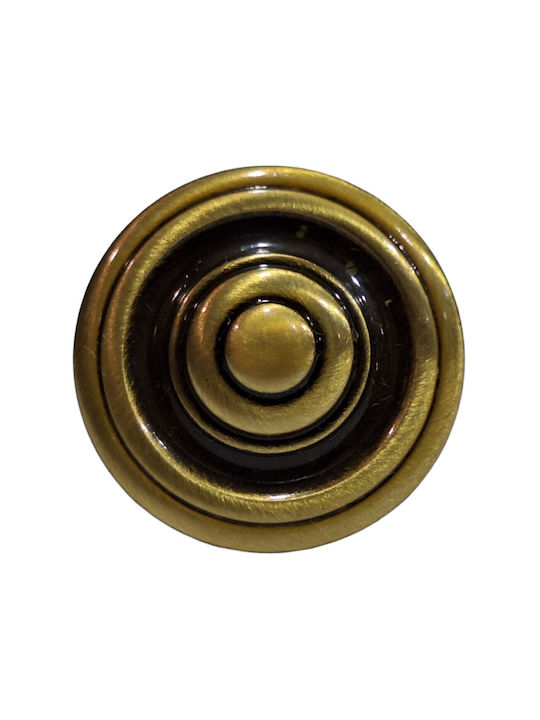 Italienisches Möbelknopf Bronze Gem 9037-000-brz1 Bronze Φ30