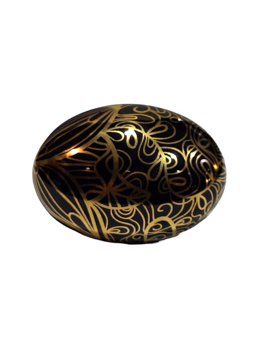 Porcelain Italian Furniture Knob Premiere 1282-oro1 Gold Glossy Porcelain