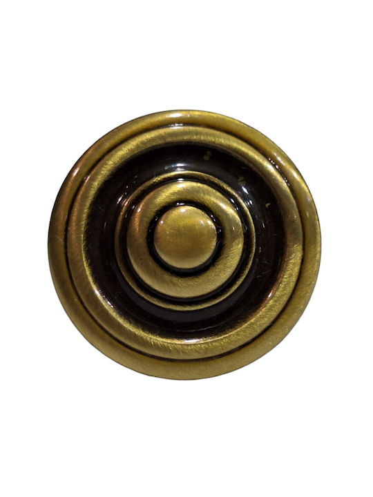 Italienisches Möbelknopf Bronze Gem 9037-000-brz1 Bronze Φ30