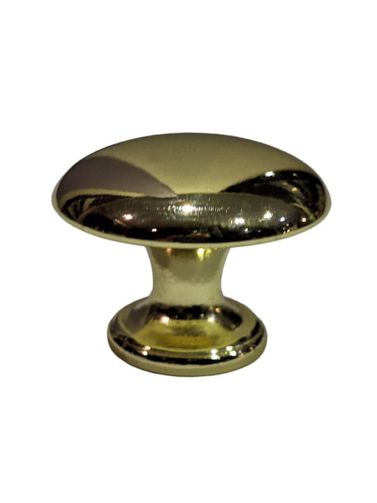 Italienischer Möbelknopf Gem 9024-000-oro1 Durchmesser 30 Gold Glänzend
