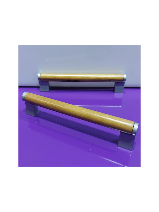 Mâner Italian din Lemn pentru Mobilier Eureka 11677-096-10c Dimensiune 9,6cm Zamak Lemn Mâner Italian din Lemn pentru Mobilier Eureka 11677-096-10c Dimensiune 9,6cm Zamak Lemn