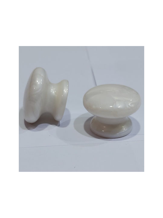 Italian Furniture Knob Eureka 11552-000-mab1 Plastic Dimensions D.29