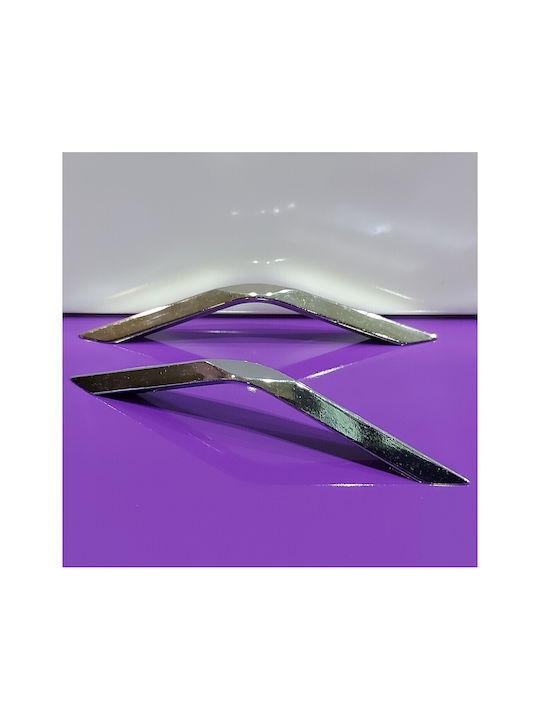 Italian Furniture Handle Eureka 11682-096-roz1 Chrome Glossy Size 9.6cm