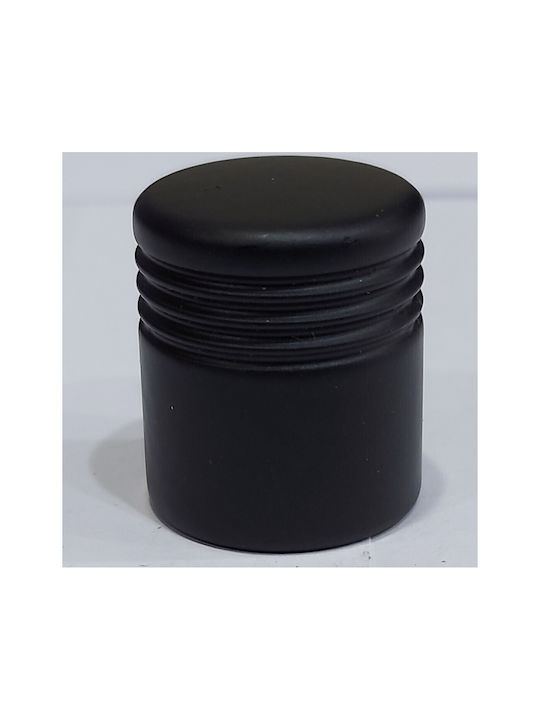 Black Italian Furniture Knob Eureka 11417-000-20a1 Black Matt D.20