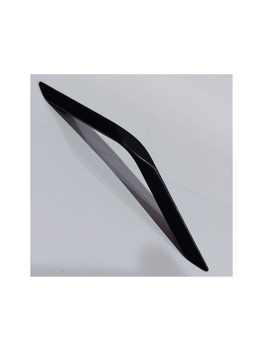 Italian Furniture Handle Eureka 11683-096-roz1 Black Matte Size 9.6cm