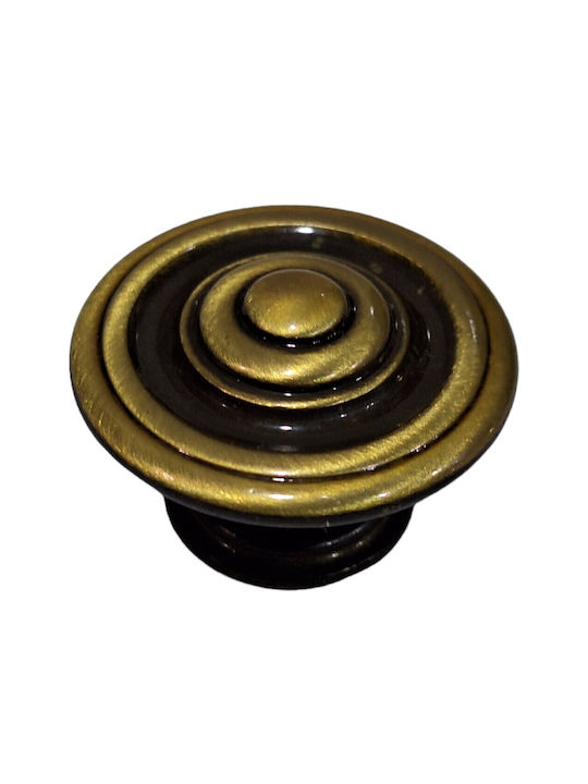 Italienisches Möbelknopf Bronze Gem 9037-000-brz1 Bronze Φ30