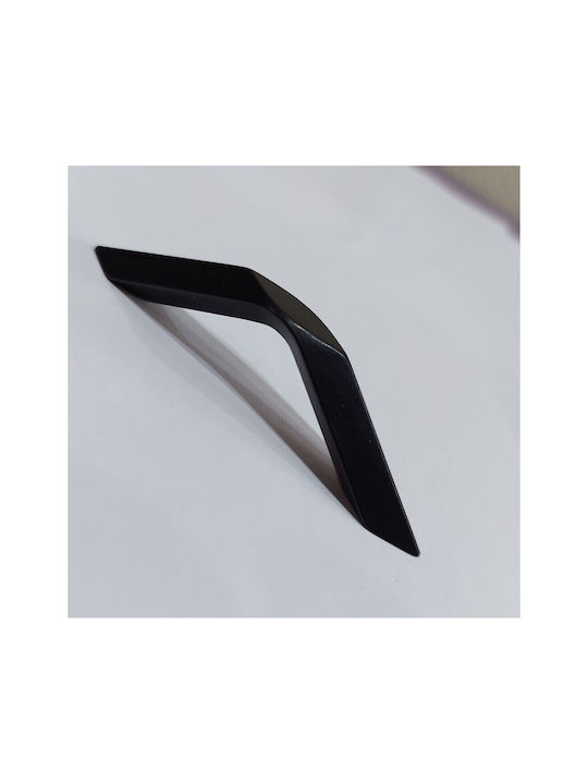 Italian Furniture Handle Eureka 11688-064-roz1 Black Matte Size 6.4cm