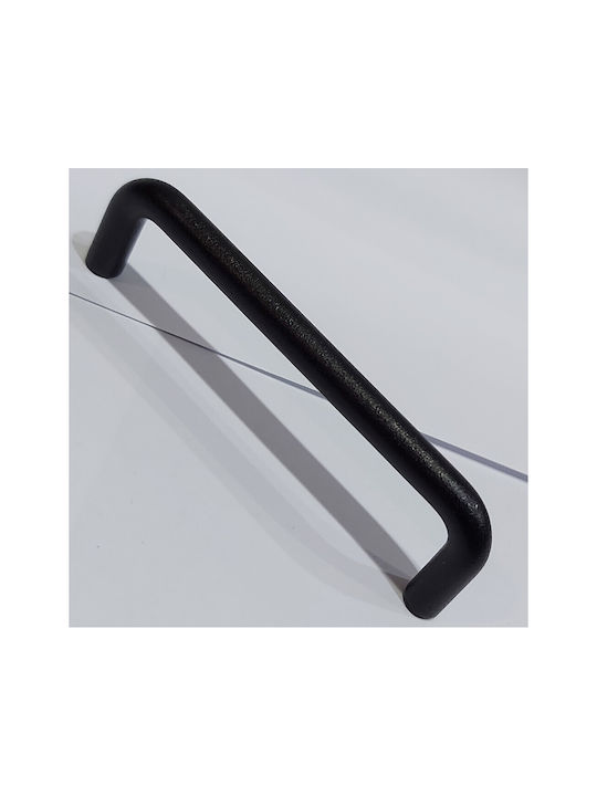 Mâner Italian Pentru Mobilier Eureka 11692-096-ino Negru Mat Dimensiune 9,6cm Mâner Italian Pentru Mobilier Eureka 11692-096-ino Negru Mat Dimensiune 9,6cm