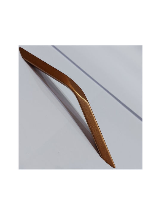 Italian Furniture Handle Eureka 11681-096-roz1 Copper Dimension 9.6cm