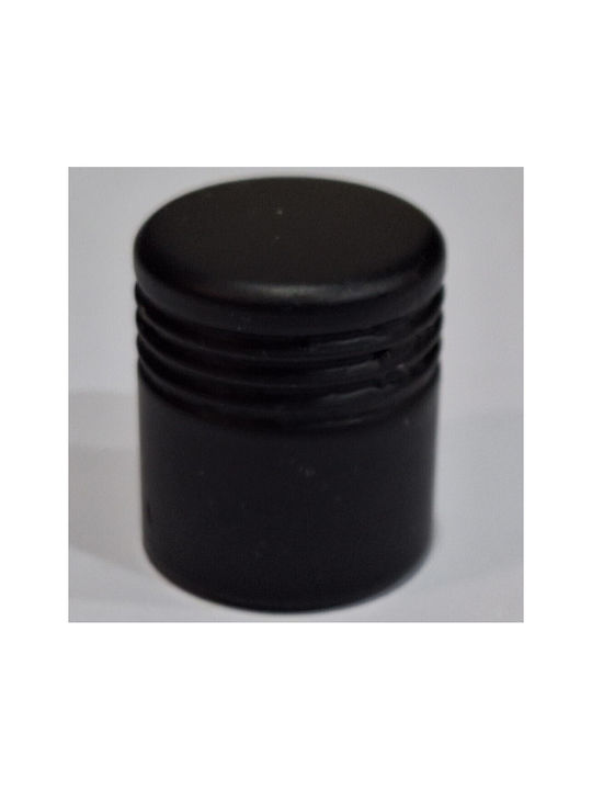 Black Italian Furniture Knob Eureka 11417-000-20a1 Black Matt D.20