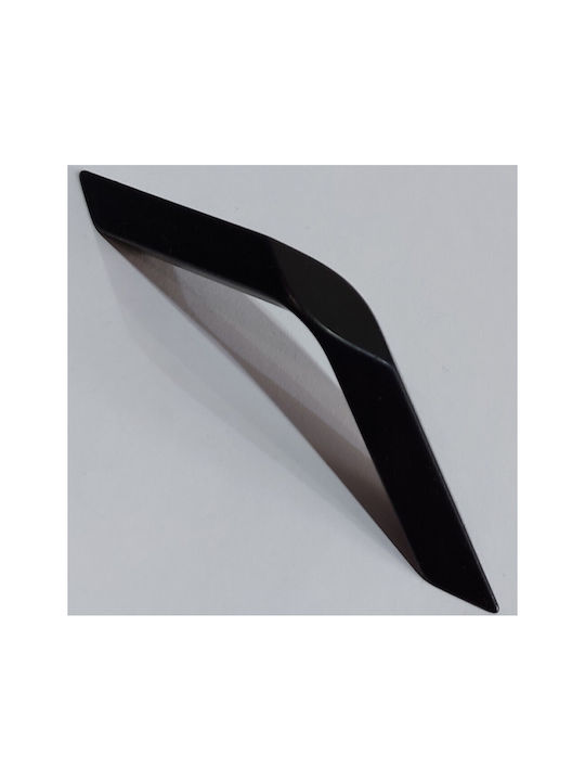 Italian Furniture Handle Eureka 11688-064-roz1 Black Matte Size 6.4cm