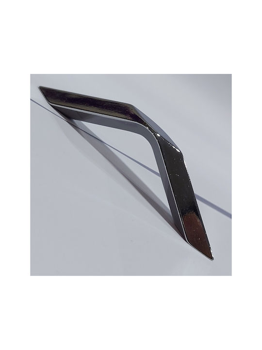 Italian Furniture Handle Eureka 11689-064-roz1 Chrome Glossy Size 6.4cm