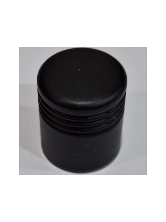 Black Italian Furniture Knob Eureka 11417-000-20a1 Black Matt D.20