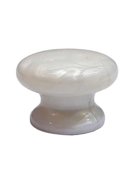 Italian Furniture Knob Eureka 11552-000-mab1 Plastic Dimensions D.29