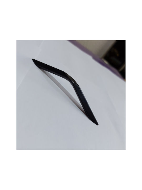 Italian Furniture Handle Eureka 11683-096-roz1 Black Matte Size 9.6cm