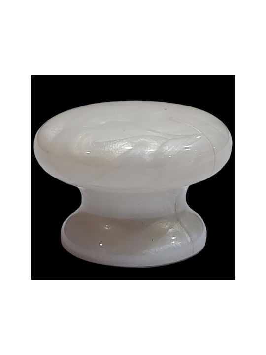 Italian Furniture Knob Eureka 11552-000-mab1 Plastic Dimensions D.29