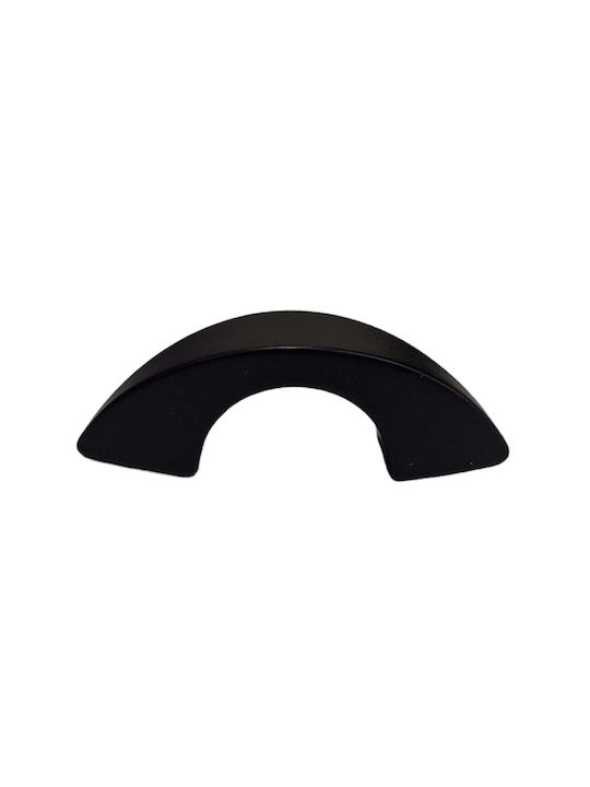 Italian Furniture Handle Eureka 11653-032-ino Black Matte Size 3.2cm