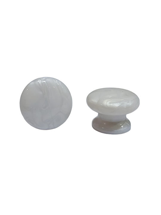 Italian Furniture Knob Eureka 11552-000-mab1 Plastic Dimensions D.29