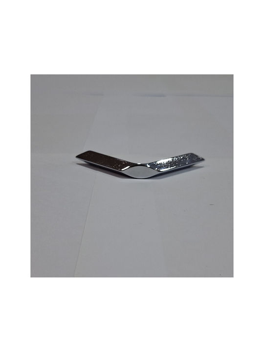 Italian Furniture Handle Eureka 11689-064-roz1 Chrome Glossy Size 6.4cm