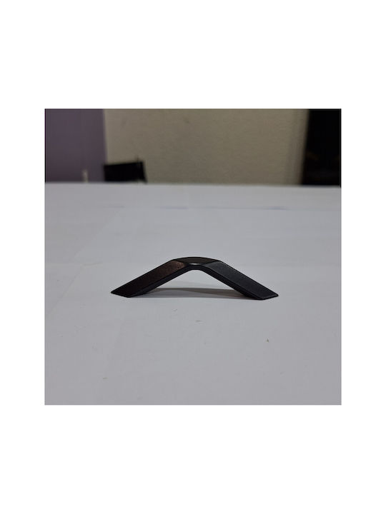 Italian Furniture Handle Eureka 11688-064-roz1 Black Matte Size 6.4cm