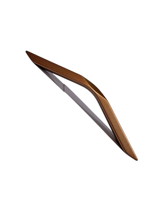 Italian Furniture Handle Eureka 11681-096-roz1 Copper Dimension 9.6cm