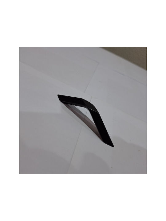 Italian Furniture Handle Eureka 11688-064-roz1 Black Matte Size 6.4cm